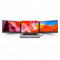 Monitor Duplo/triplo Portátil Para Notebook - Expansor De Telas Triplo 60hz, Compatível Com Windows/mac/switch