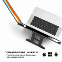 Monitor Duplo/triplo Portátil Para Notebook - Expansor De Telas Triplo 60hz, Compatível Com Windows/mac/switch